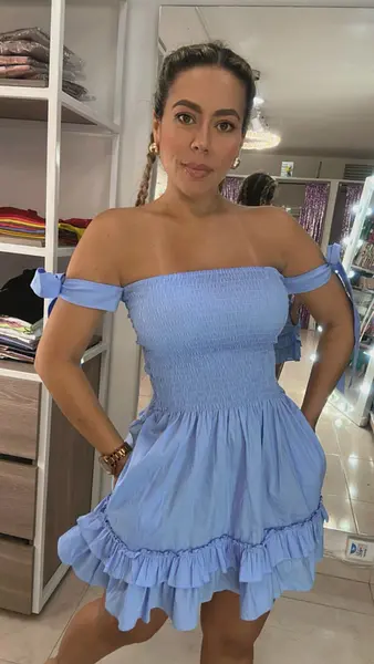 Vestido Azul Bebe– Estilo Vibrante