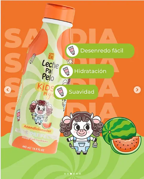 Acondicionador Rizos Kids Leche Pal Pelo