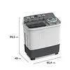 Lavadora Semiautomática Frigidaire 12 Kg Doble Tina