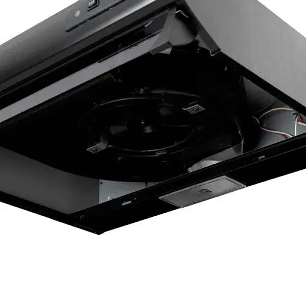 Combo Estufa Vidrio Sq6759+Campana60c Neg Challenger Cx4200