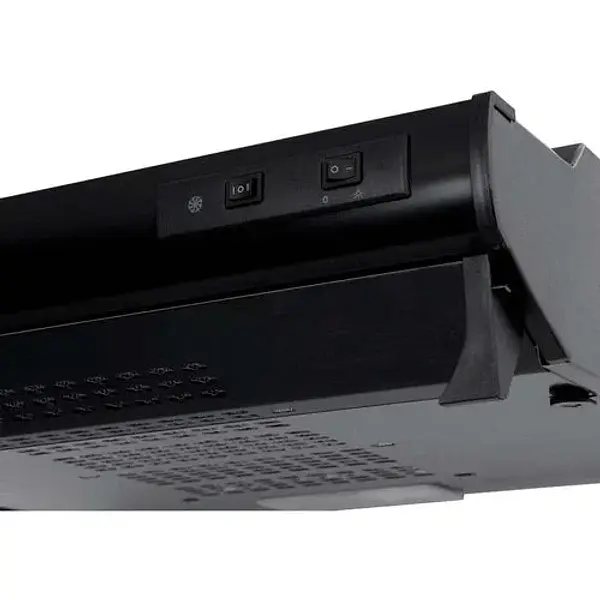 Combo Estufa Vidrio Sq6759+Campana60c Neg Challenger Cx4200