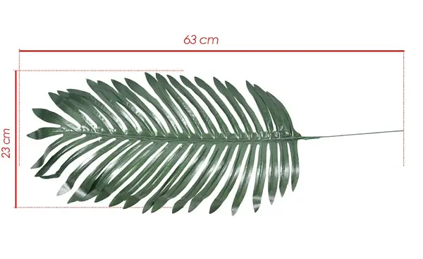 Hoja De Palmera Artificial Verde