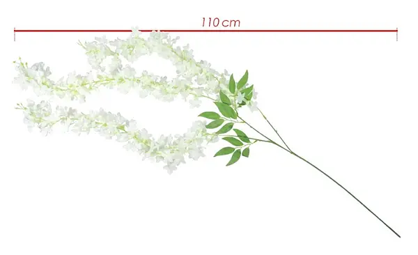 Flores Blancas Colgantes Artificiales Blancas