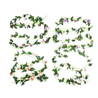 Enredadera De Rosas Artificiales 2.5mts