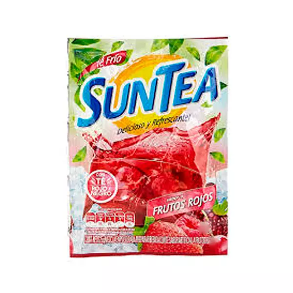 Té de Polvo Suntea Sabor A Frutos Rojos