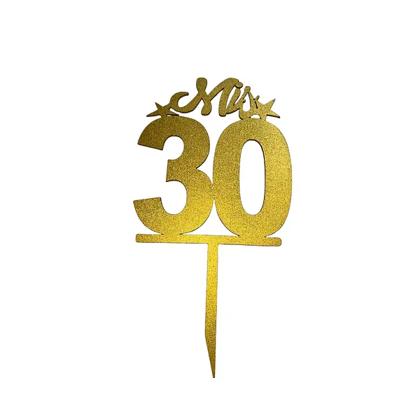 Topper Decorativo De Mis 30 Años