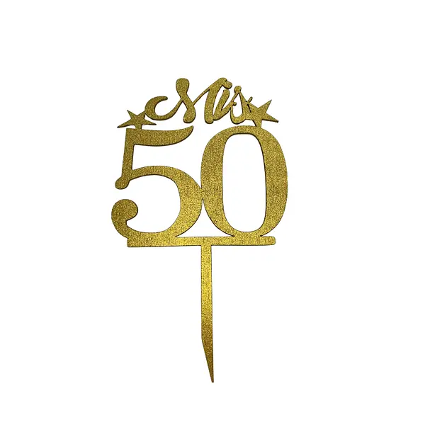 Topper Decorativo Mis 50 Años