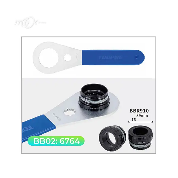 Llave Para Cajas De Centro, Copas De 16 Dientes Externo 39m