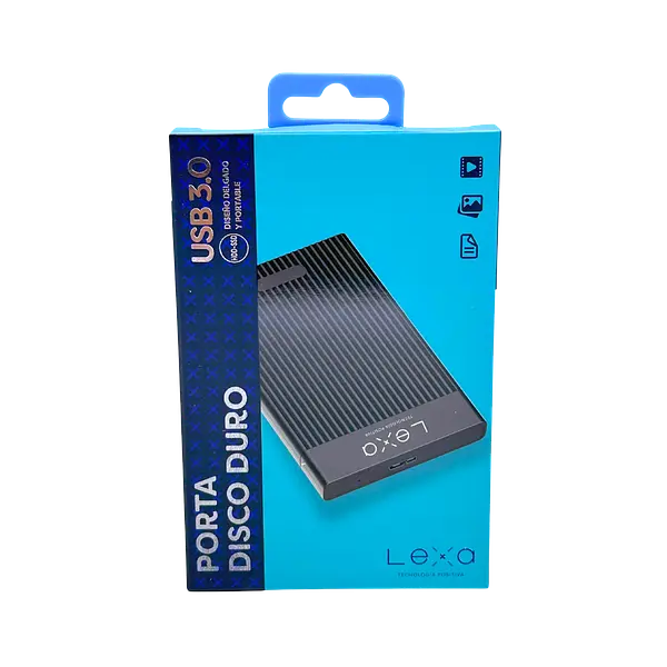 Caja Porta Disco Duro Usb 3,0 S254u3 Lexa 2,5” Hdd