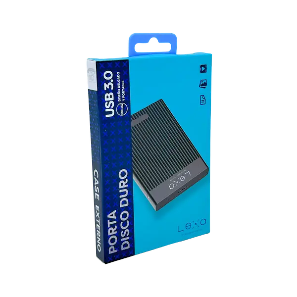 Caja Porta Disco Duro Usb 3,0 S254u3 Lexa 2,5” Hdd