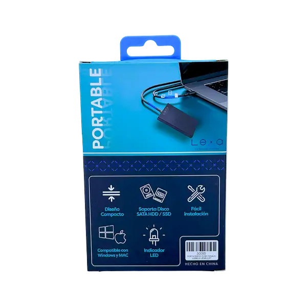 Caja Porta Disco Duro Usb 3,0 S254u3 Lexa 2,5” Hdd
