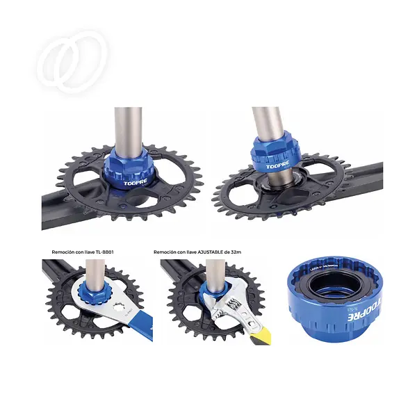 Copa Extractora De Coronilla Montaje Directo Shimano