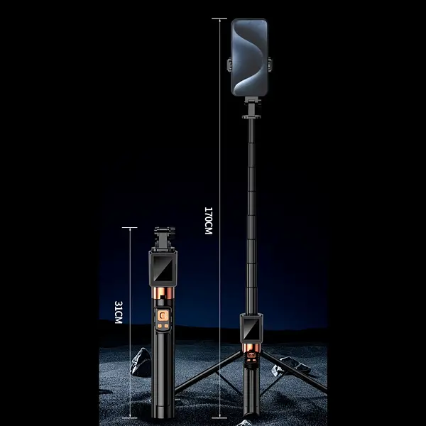 Tripode Para Celular Con Control Y Pantalla Inalámbrico