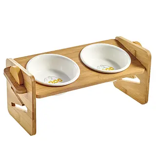 Comedero elevado ajustable