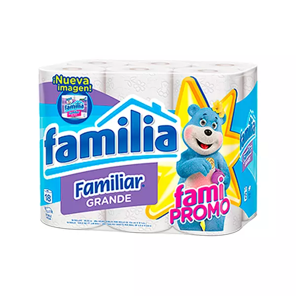 Papel Higiénico Familia Familiar Grande x 18