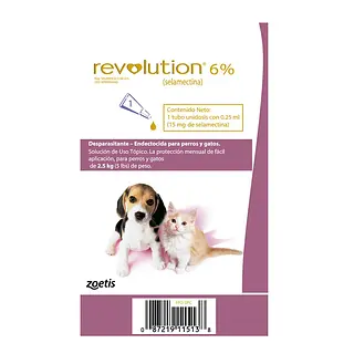Revolution 6% X 0.25 Ml Rosado