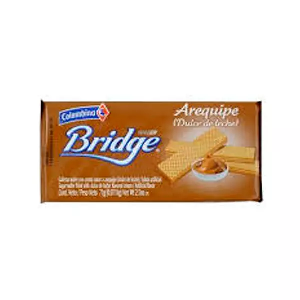 Galletas Wafer Bridge Arequipe (Dulce de Leche - Doble Crema