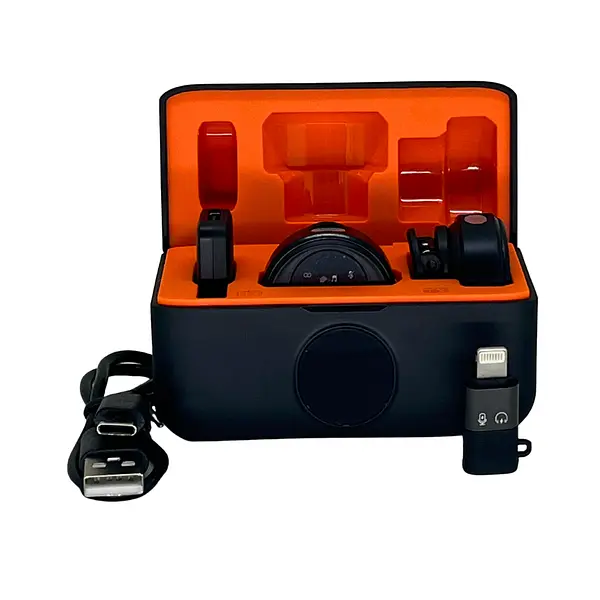 Micrófono De Solapa Dual Sx29 Tipo C + Iphone