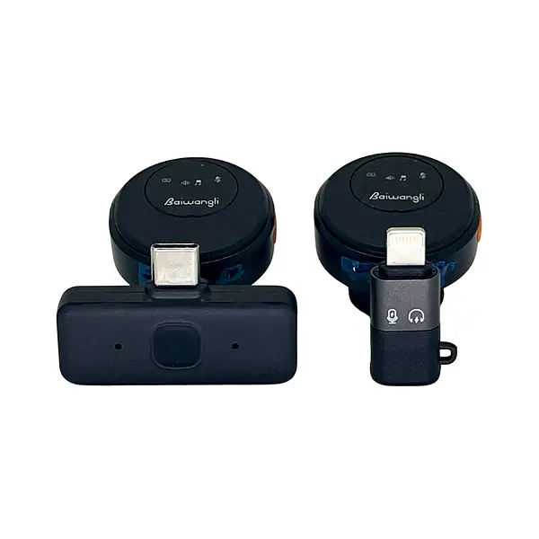 Micrófono De Solapa Dual Sx29 Tipo C + Iphone