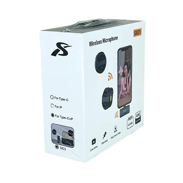 Micrófono De Solapa Dual Sx21