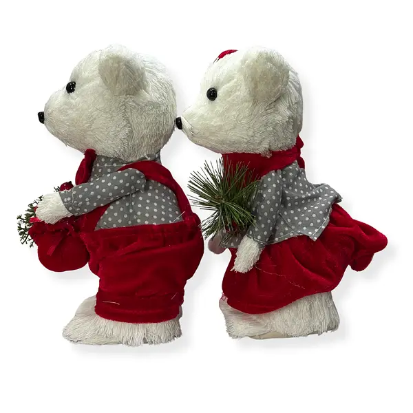 Set De Familia Oso Blanco X2