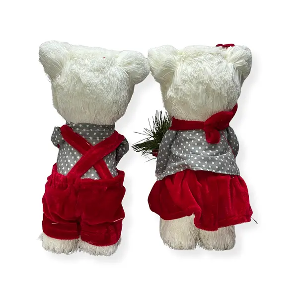 Set De Familia Oso Blanco X2