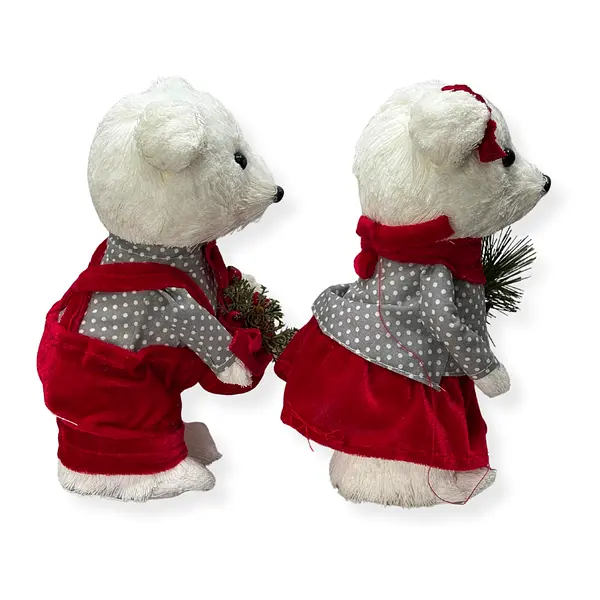 Set De Familia Oso Blanco X2