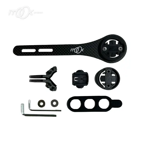 Soporte Con Espaciador Ciclocomputador Carbono