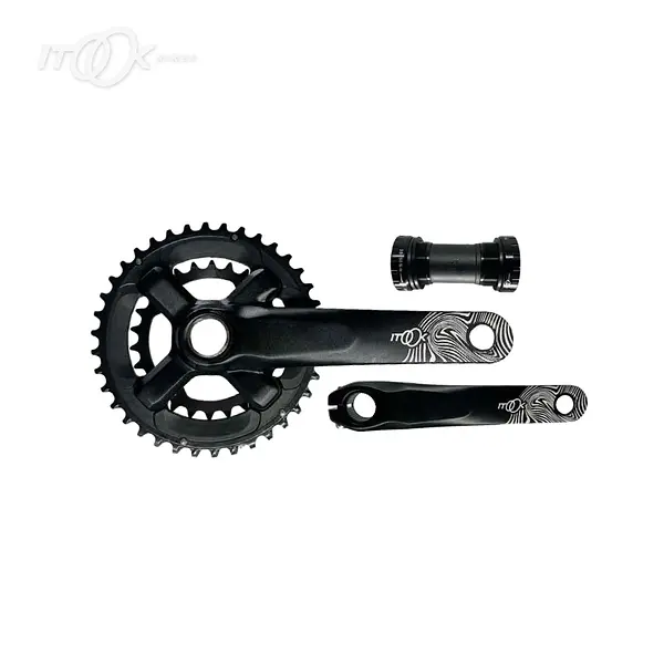 Doble Plato Mtb 26 / 38t *170mm Black 2*11s Mxf-422k-Pt