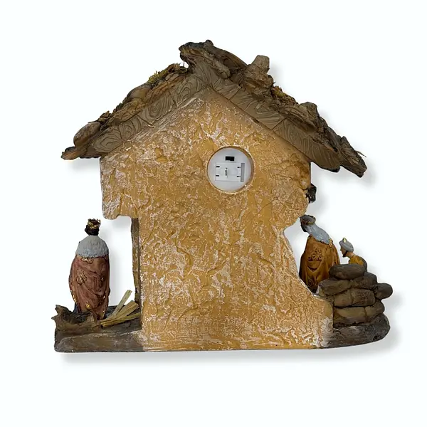 Pesebre Con Establo Navideño