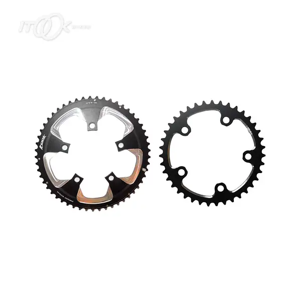 Set De Coronillas 39 / 53t Ruta Bcd 130 Mm 5 Tornillos