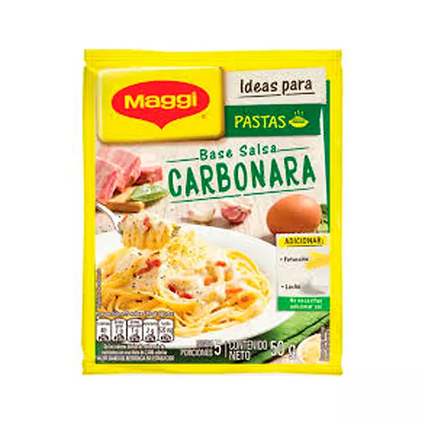 Base Salsa Carbonara Maggi para Pastas