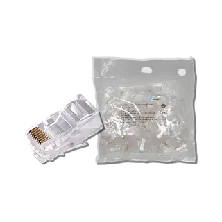 Conector Rj45 Cat6 X 100 Unidades Lexa Transparente