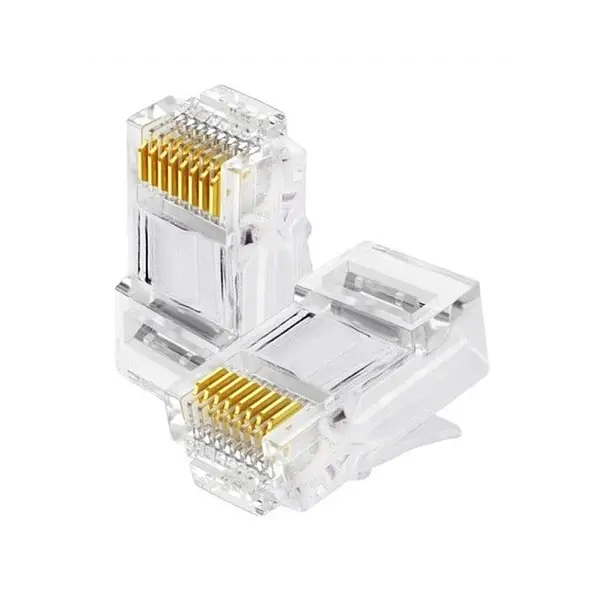 Conector Rj45 Cat6 X 100 Unidades Lexa Transparente