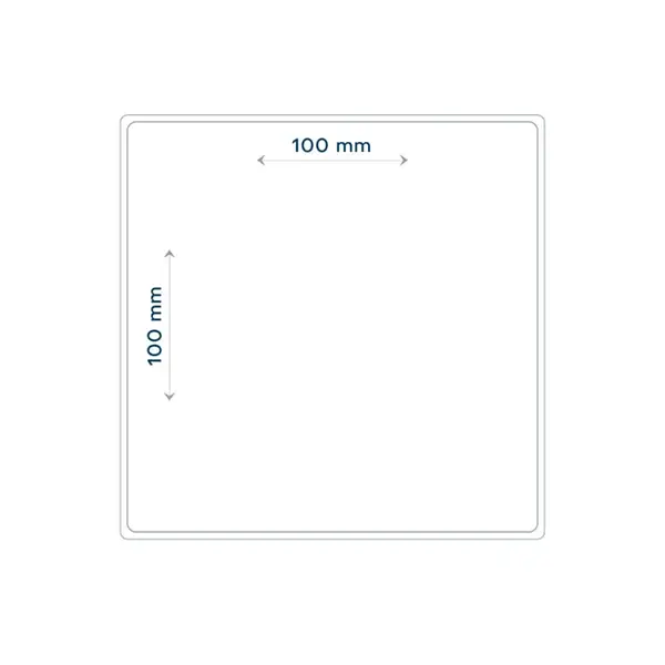 Rollo Etiqueta Td 100*100 C25/Cv1/Rx 500 Etiquetas