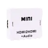 Caja Conversora Hdmi A Hdmi + Audio (L/R)