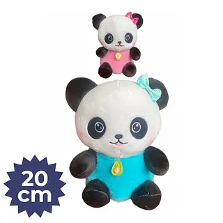 Peluche De Oso Panditas Placa De Fresa 0519-11