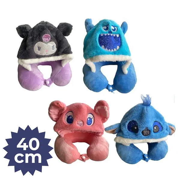 Almohada Infantil De Peluche Para El Cuello 30*30