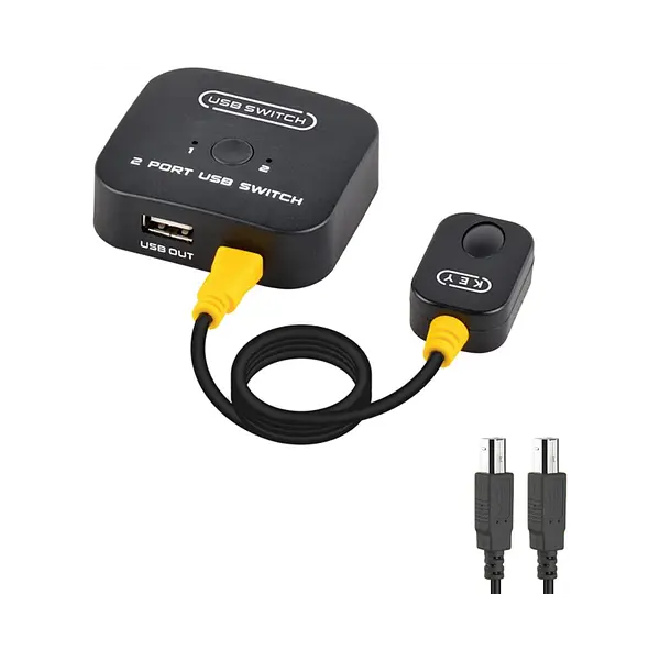 Multipuerto 2 Port Usb Printer Switche