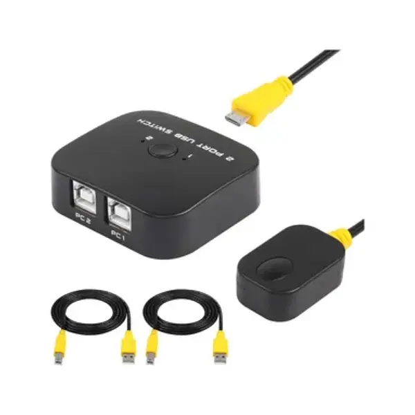 Multipuerto 2 Port Usb Printer Switche