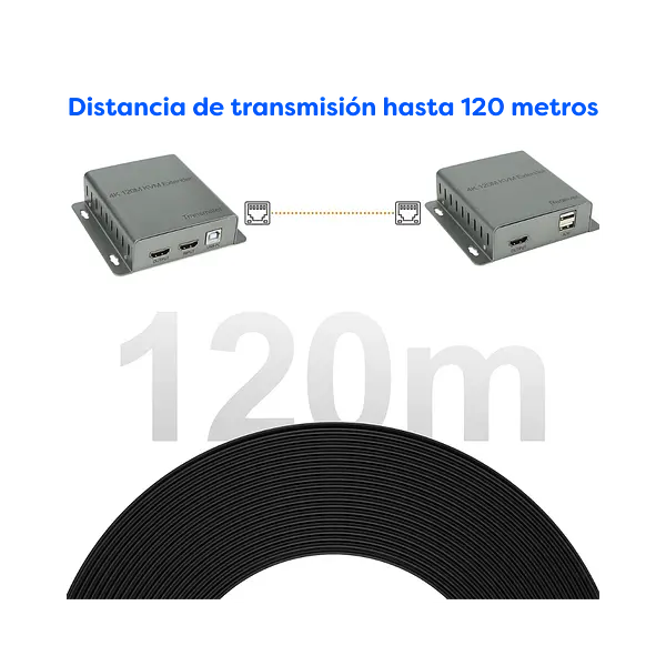 Extender Hdtv 60m +Kvm 4k 30hz