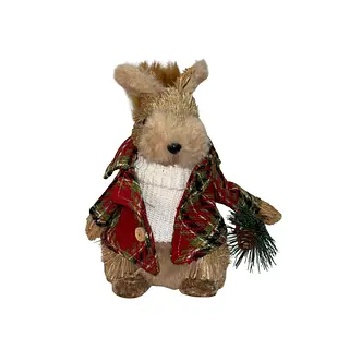 Ardilla Con Saco Navideño