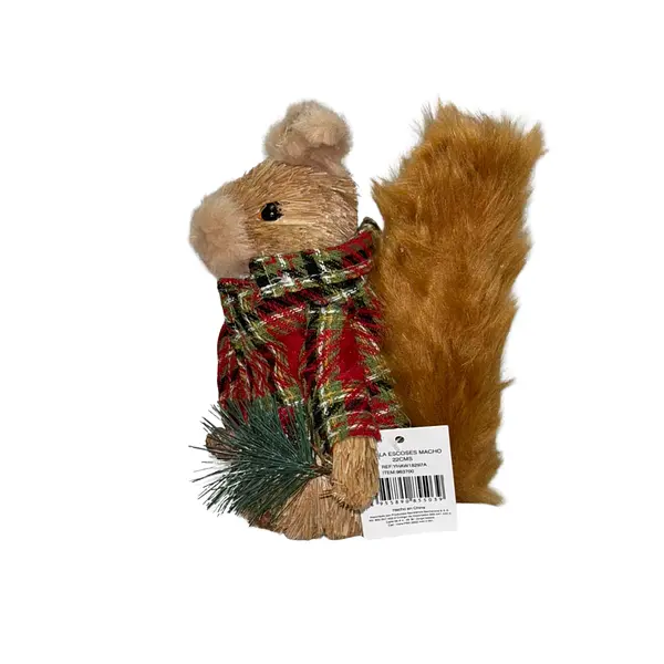 Ardilla Con Saco Navideño