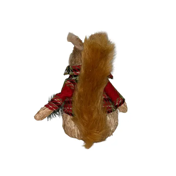 Ardilla Con Saco Navideño