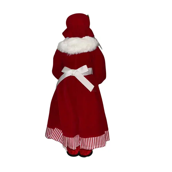 Mamá Noel Con Vestido Rojo