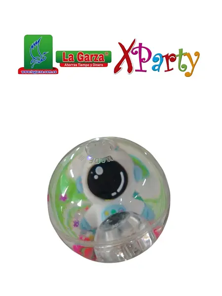 Pelota Luz 7cm Figuras Stdas Sc-3098