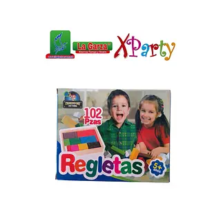 Didáctico Madera Regleta 102 Pzas A38