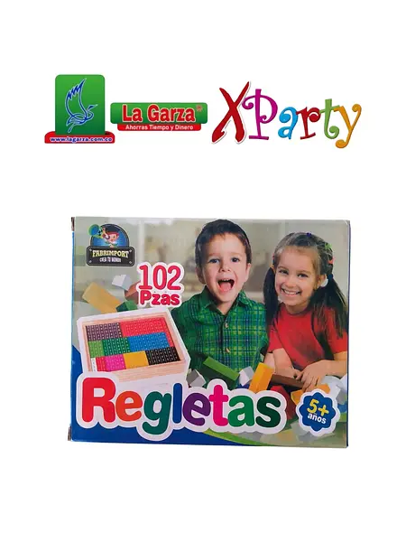 Didáctico Madera Regleta 102 Pzas A38