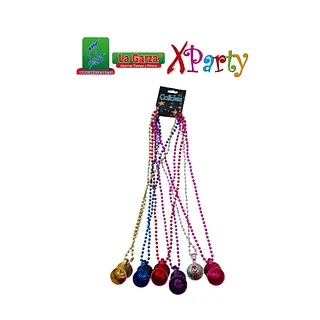 Collar Copa Metalizado Hora Loca X Unidad