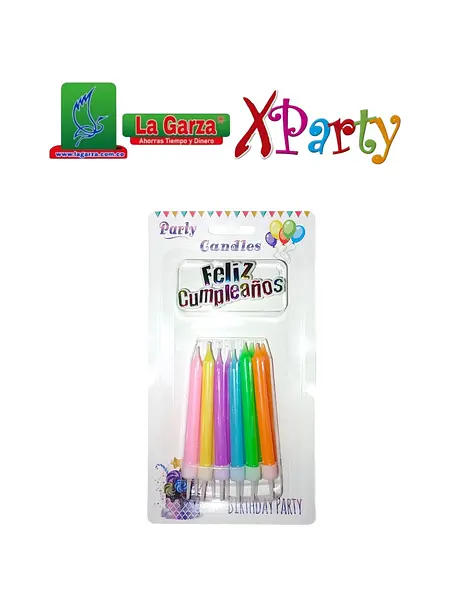 Velita Cumpleaños Fashion X 12 Unidades Sc-7042 Sc-7036